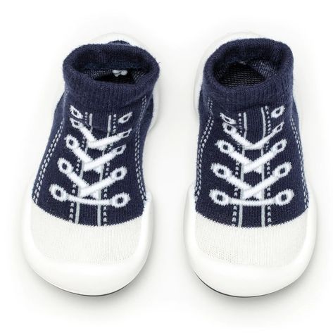 Komuello | First Walker Baby Sock Shoes-Sneakers || Navy
