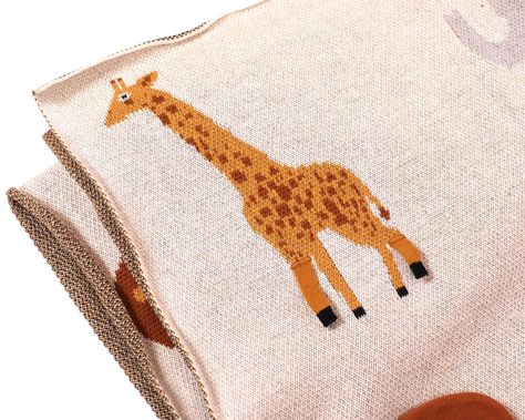 Viverano | Savannah - Organic Cotton 3D Jacquard Sweater Knit Baby Blankets