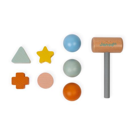 Janod | Sweet Cocoon Tap Tap and Shape Sorter