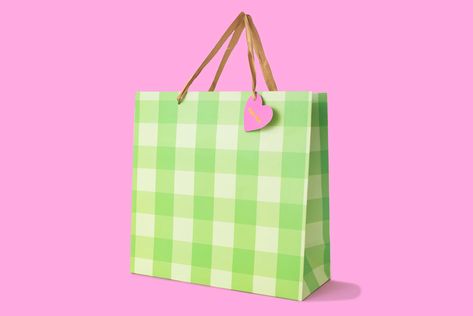 Taylor Elliott | Green Gingham Gift Bags
