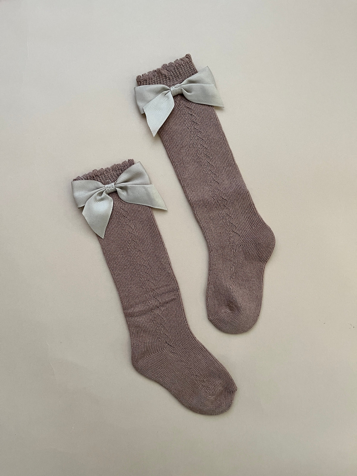 Kitto Label Knee Socks w/ Bow