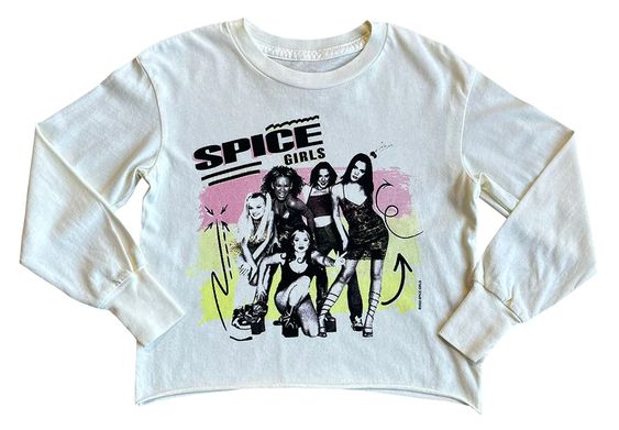 Rowdy Sprout | Spice Girls Organic Not So Quite Crop Long Sleeve
