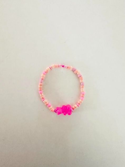 Summer Vibes Pink Gummy Bear Bracelet