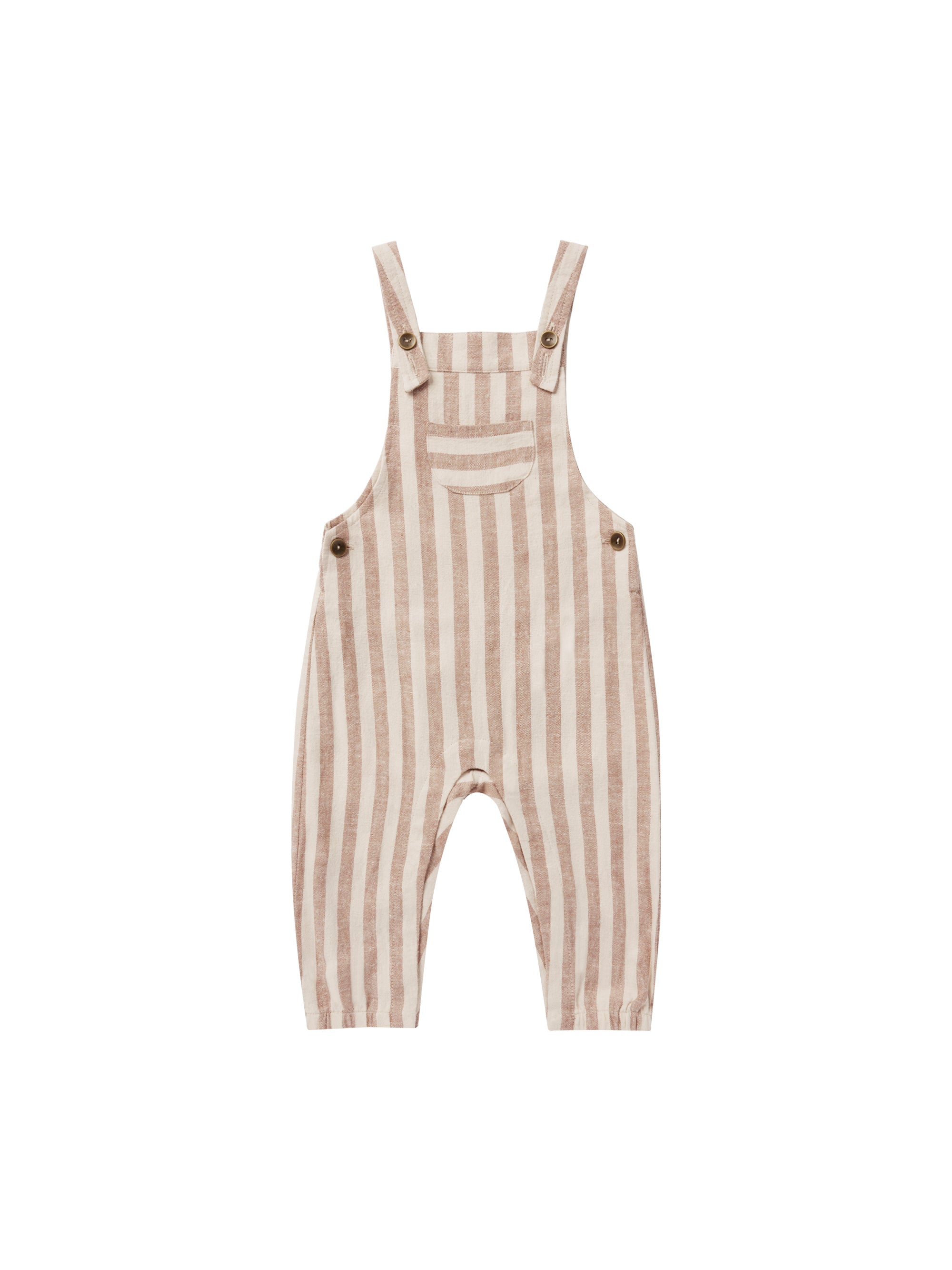 Rylee & Cru | Baby Overall || Clay Stripe