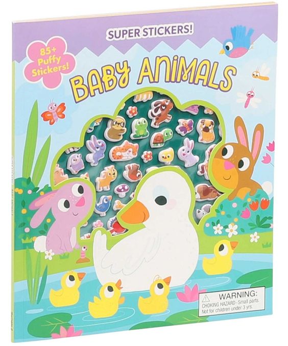 Super Puffy Stickers! Baby Animals