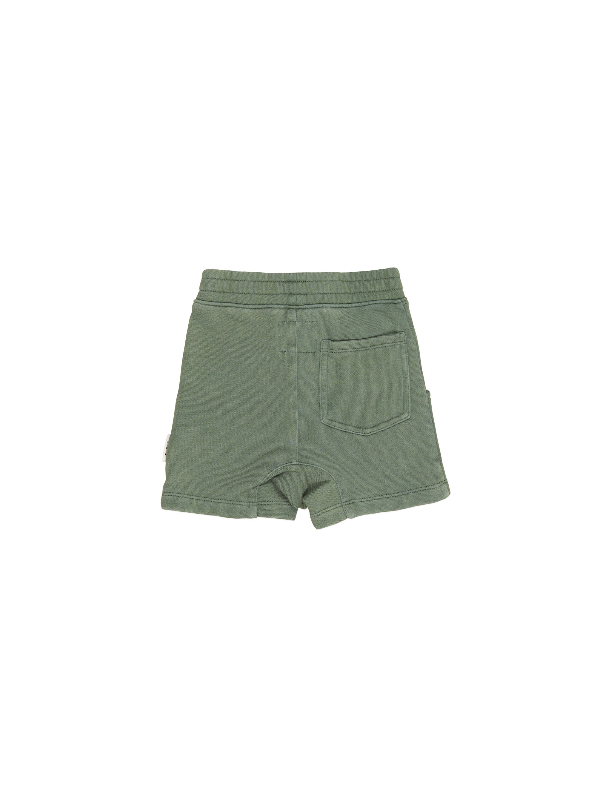 Huxbaby | Vintage Green Slouch Short - Washed Green
