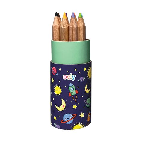Ooly | Draw 'n Doodle Mini Colored Pencils and Sharpener - Set of 12