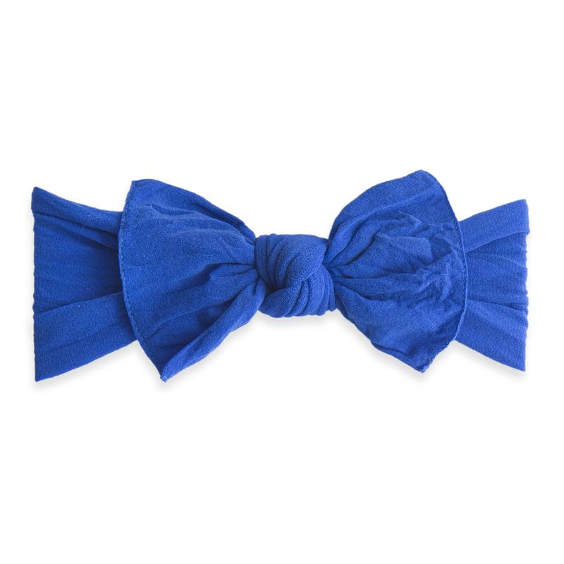 Baby Bling Knot Bow in Royal | Sweet Threads