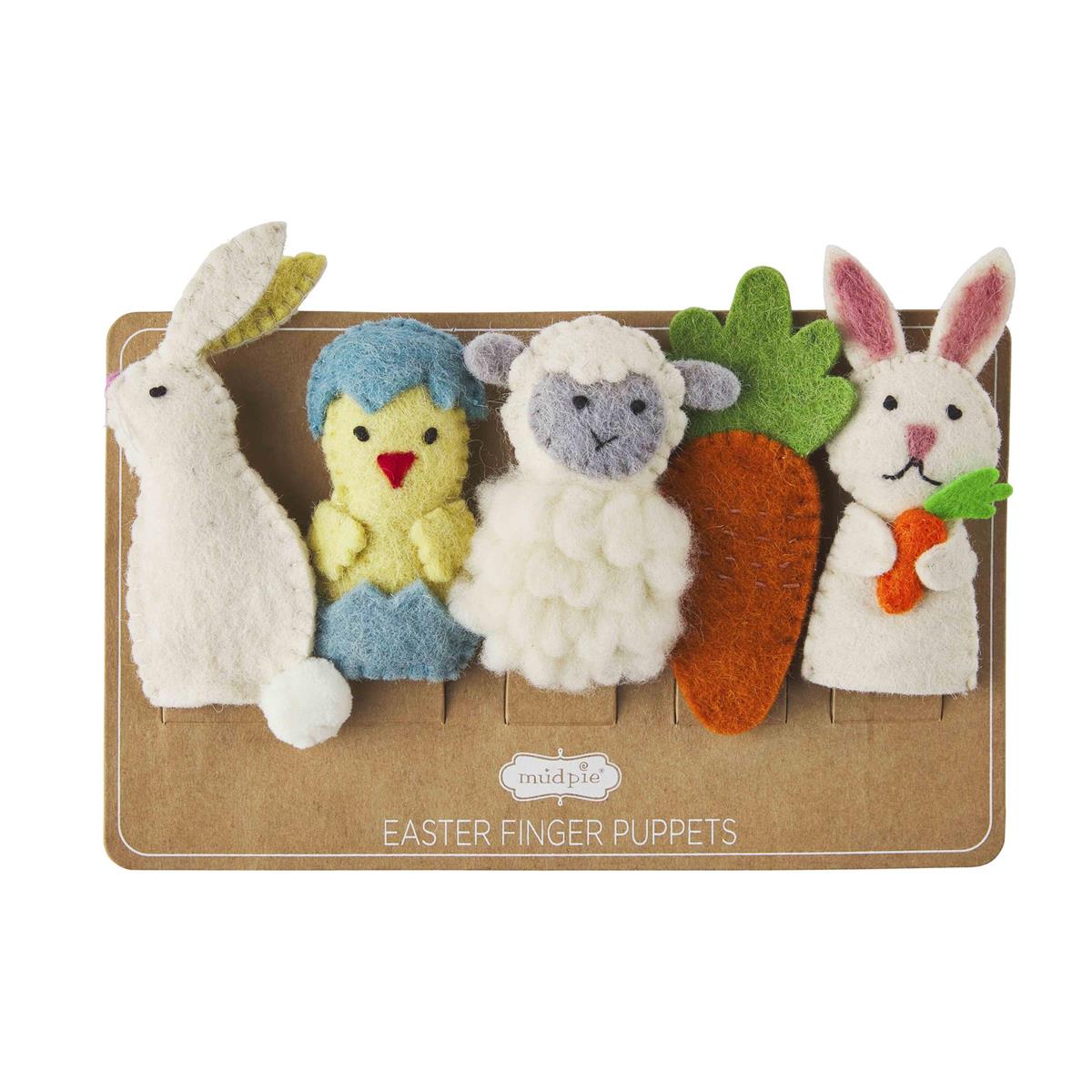 Mud Pie | Easter Finger Puppets