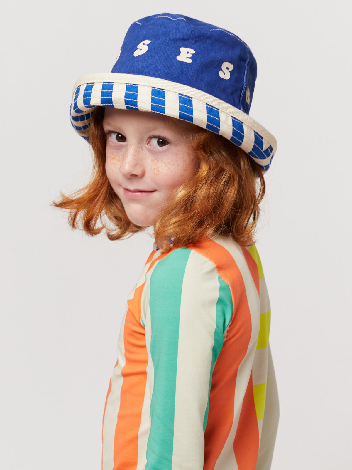 Bobo Choses | Multicolor Stripes Reversible Hat