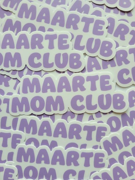 Pinay Mama Shop | Maarte Mom Club Sticker