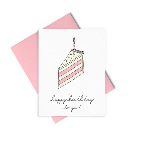 Talking out of Turn | Birthday Slice - Card