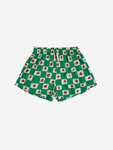 Bobo Choses | Tomato Ruffle Shorts