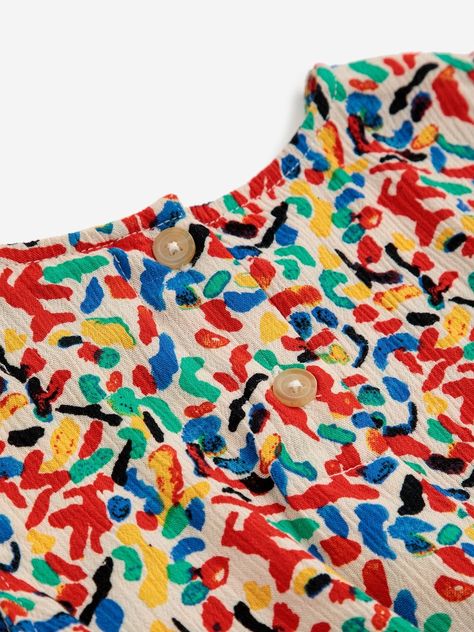 Bobo Choses | Baby Confetti All Over Ruffle Woven Romper
