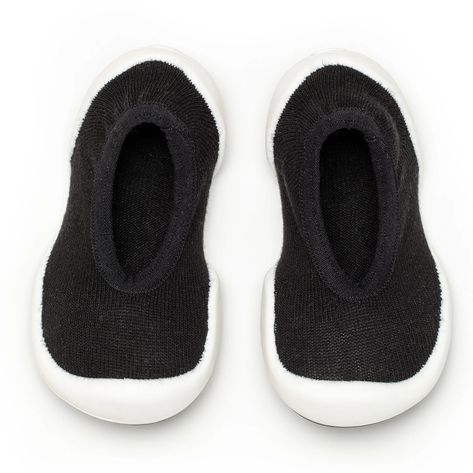 Komuello | First Walker Baby Sock Shoes - Flat || Onyx