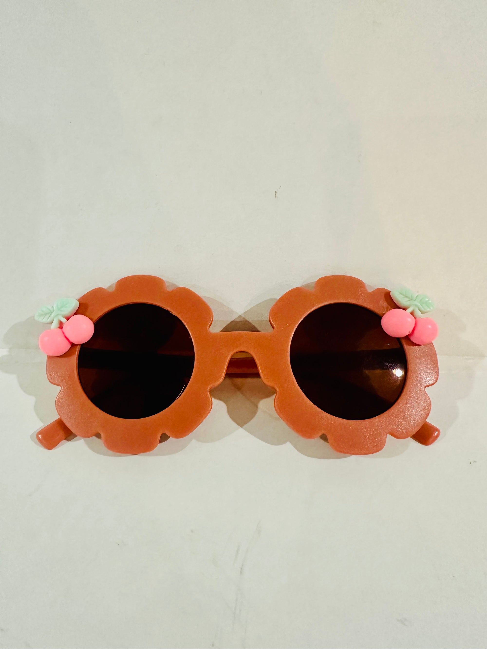 Summer Vibes Terracotta Cherry Sunglasses