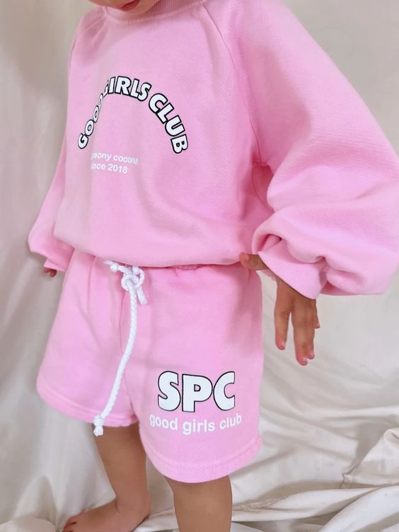 Sun Peony Coconut Good Girls Club Short in Peach