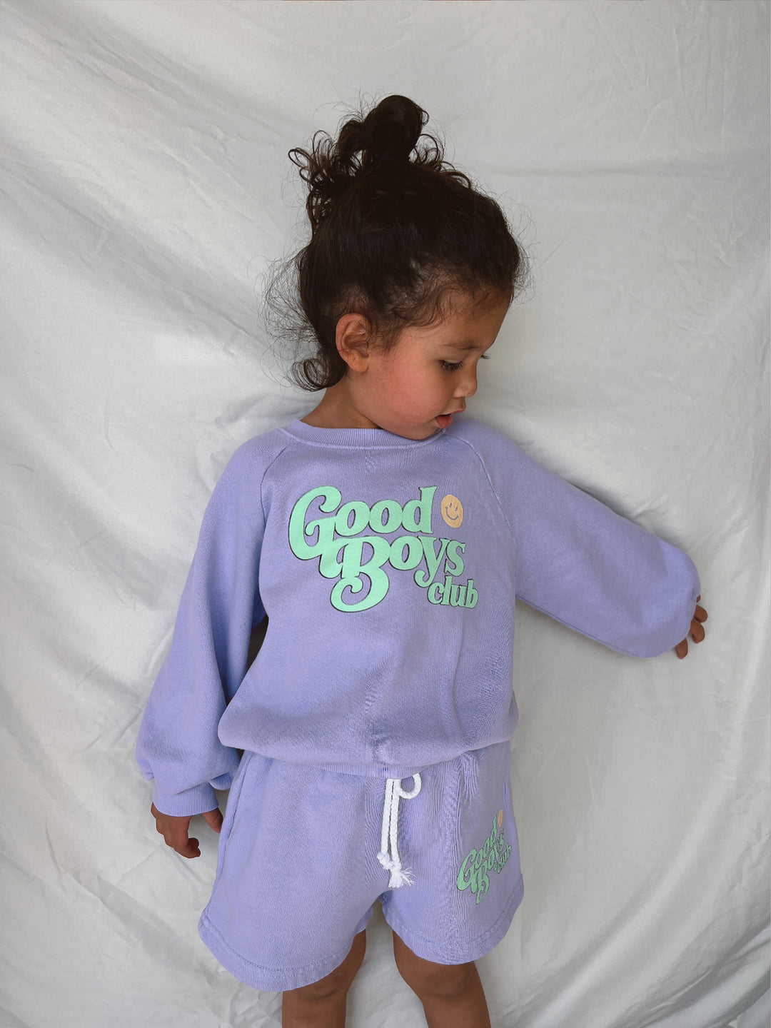 Sun Peony Coconut Grape Smiley Good Boys Club Sweatshirt