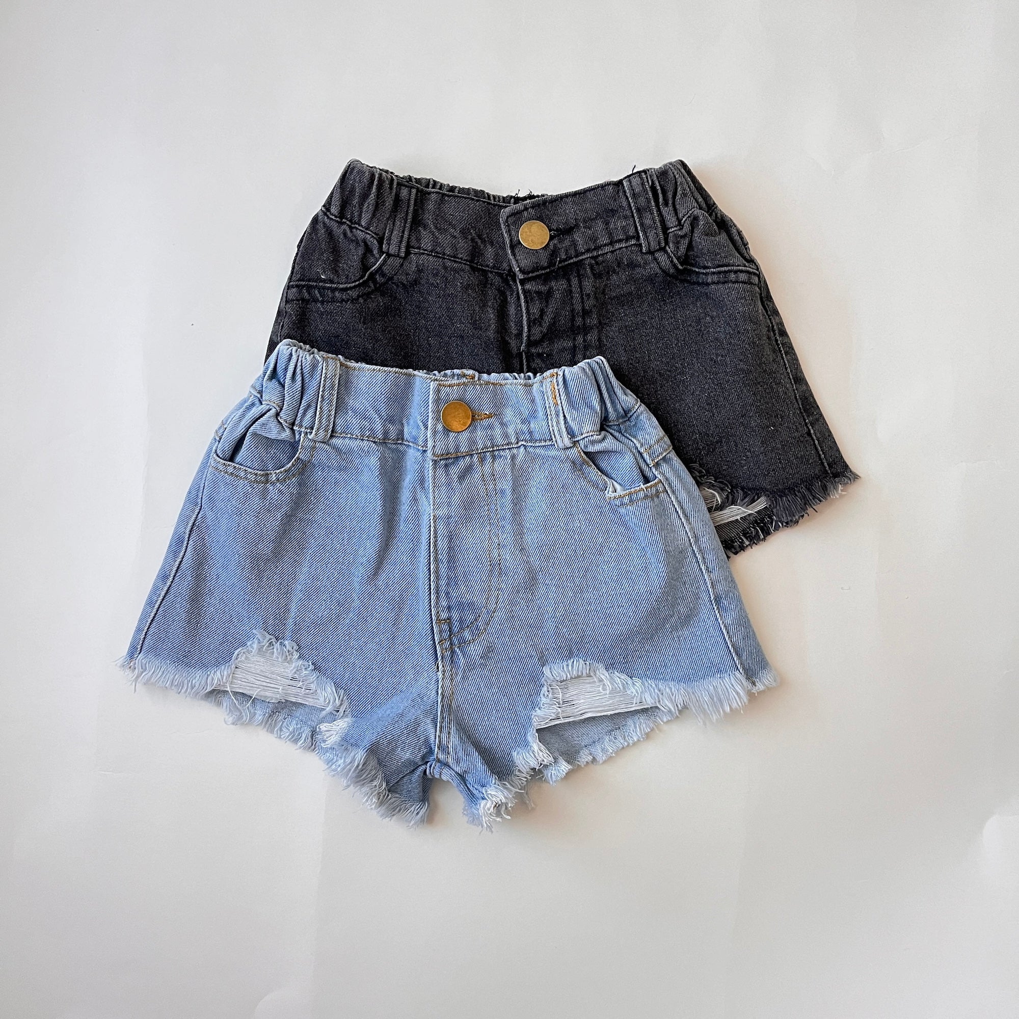 Kitto Label Denim Jean Shorts
