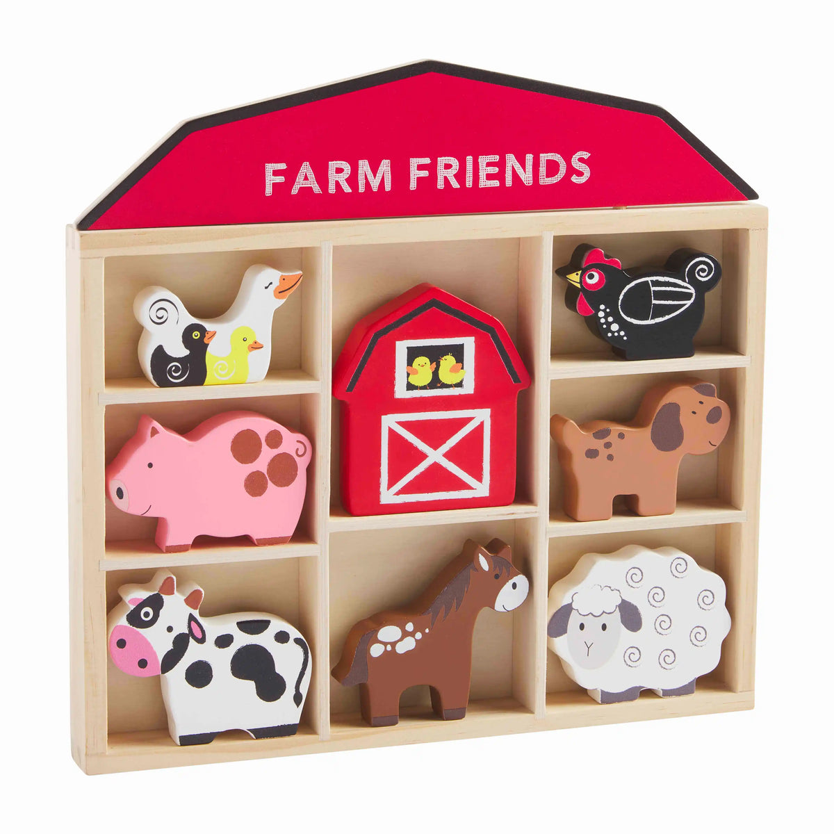 Mud Pie Farm Animal Toy Set