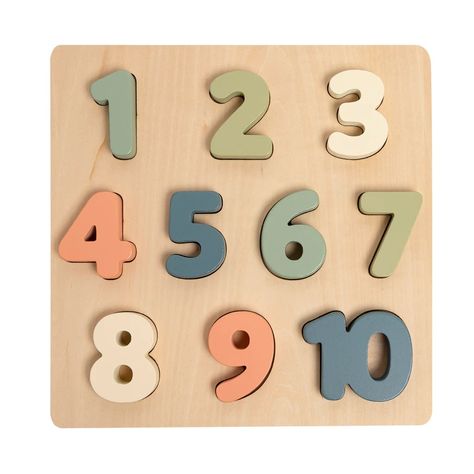 Pearhead | Wooden Numbers Puzzle