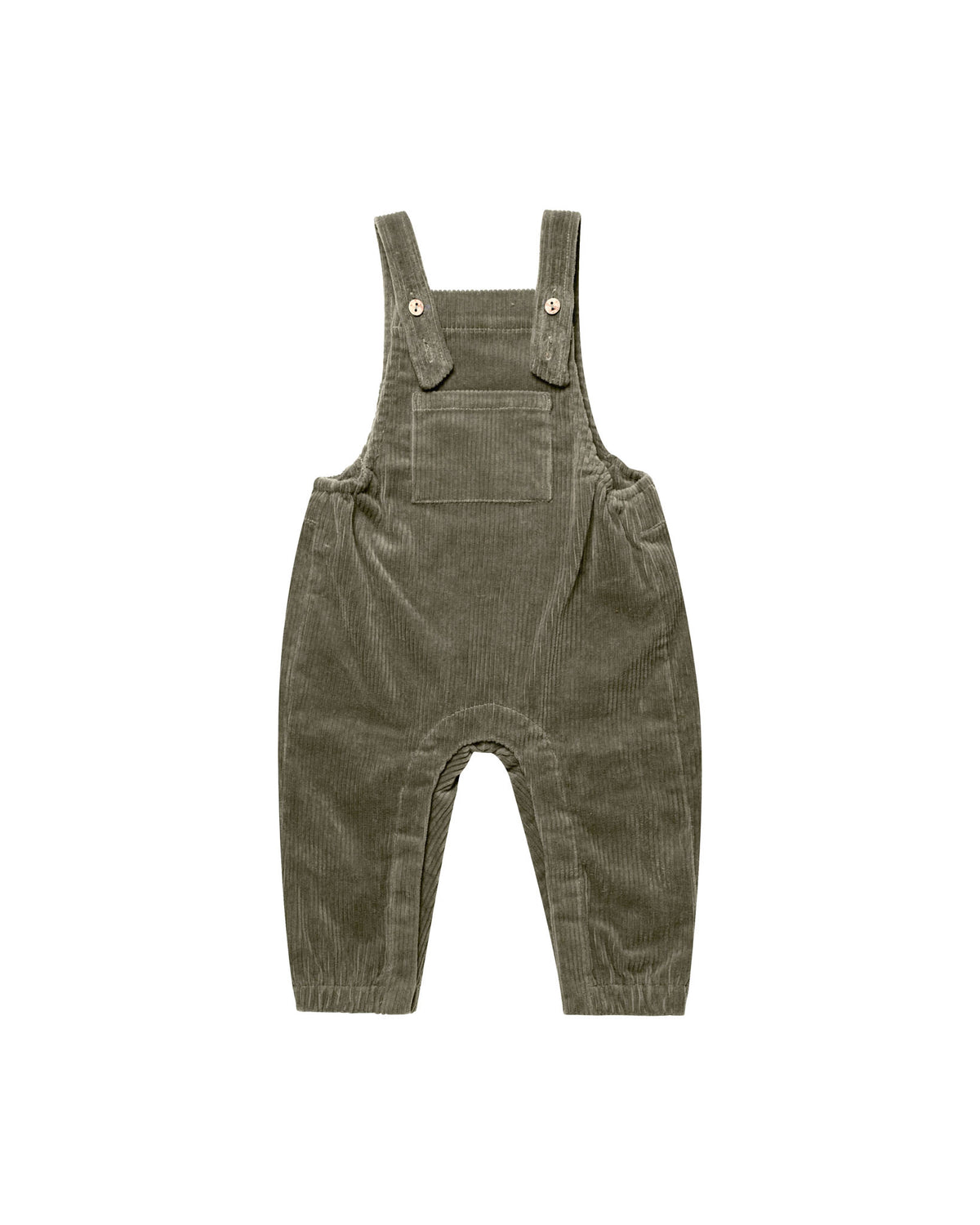 Quincy Mae | Corduroy Baby Overalls || Forest