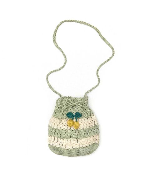 TunTun | Crochet Bag || Sea Foam &amp; Natural