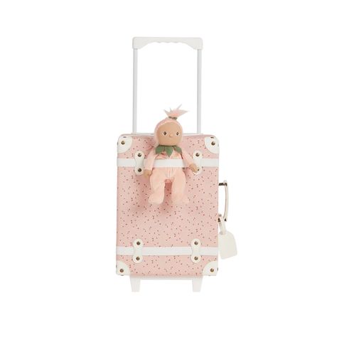 Olli Ella | See-Ya Suitcase || Pink Daisies