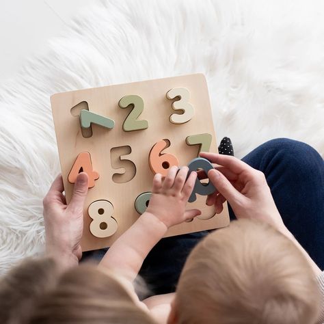 Pearhead | Wooden Numbers Puzzle