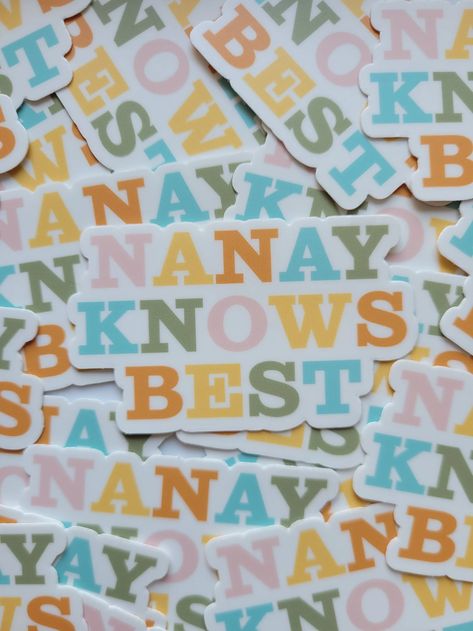 Pinay Mama Shop | Nanay Knows Best Sticker