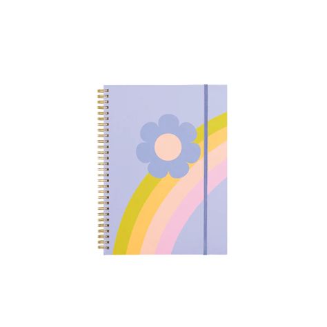 Talking Out of Turn | Rainbow Flower Notebook