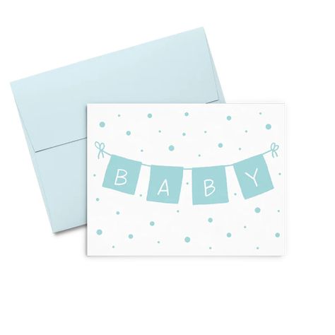 Talking Out of Turn | Baby Boy Banner - Card