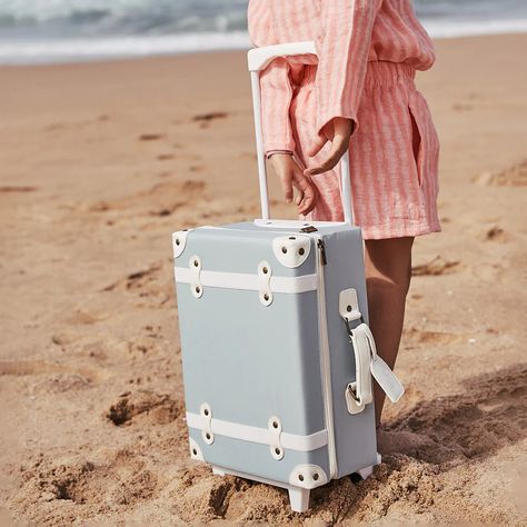 Olli Ella | See-Ya Suitcase || Steel Blue