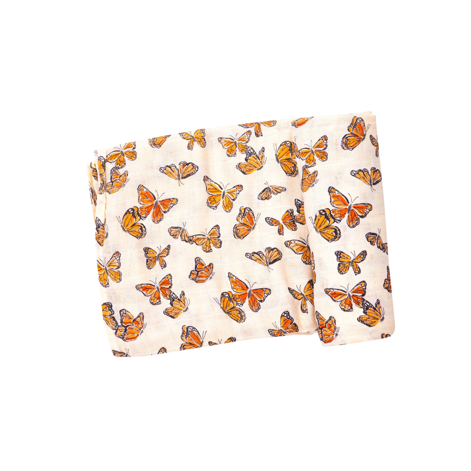 Angel Dear | Painted Monarch Butterflies Swaddle Blanket