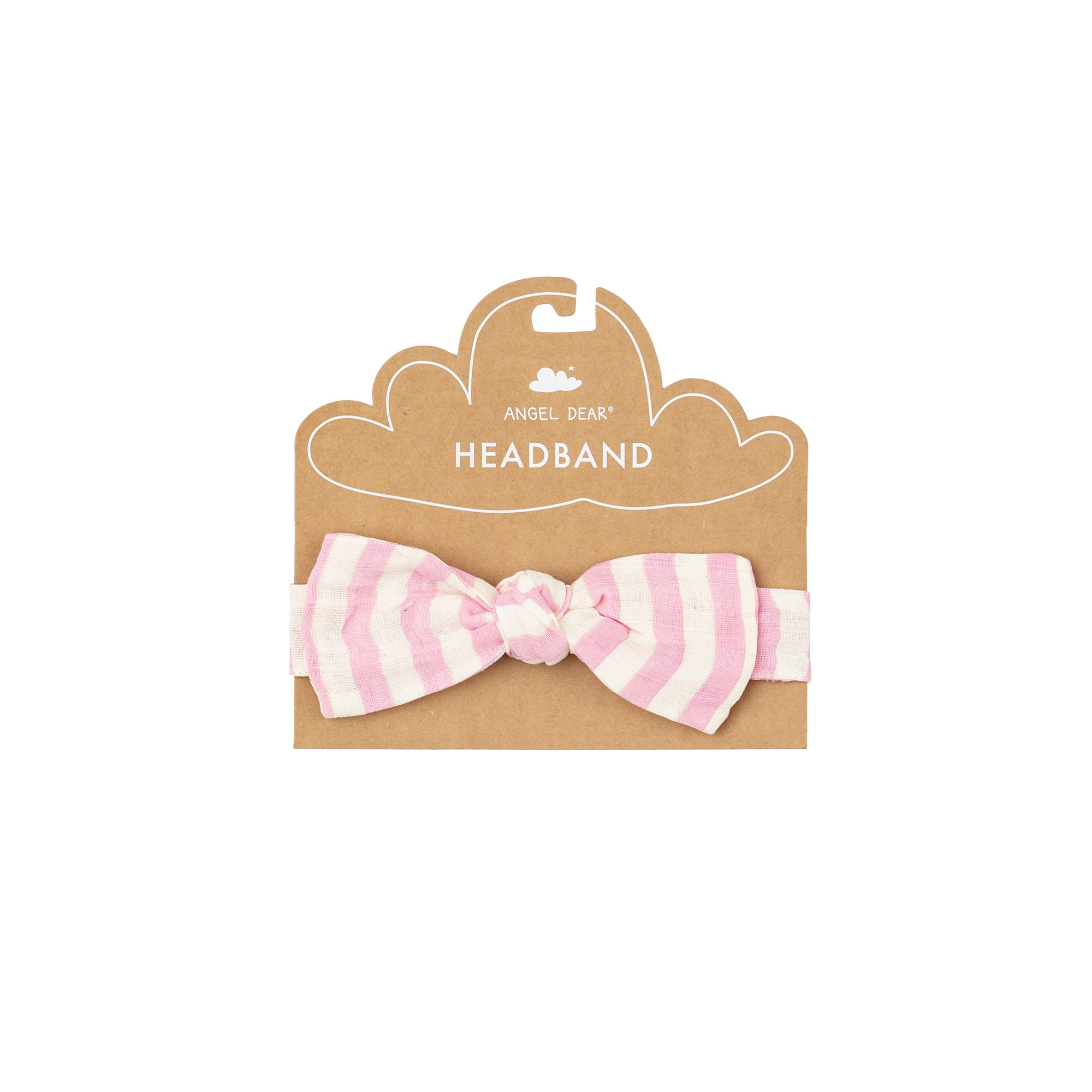 Angel Dear | Pink Stripe Headband
