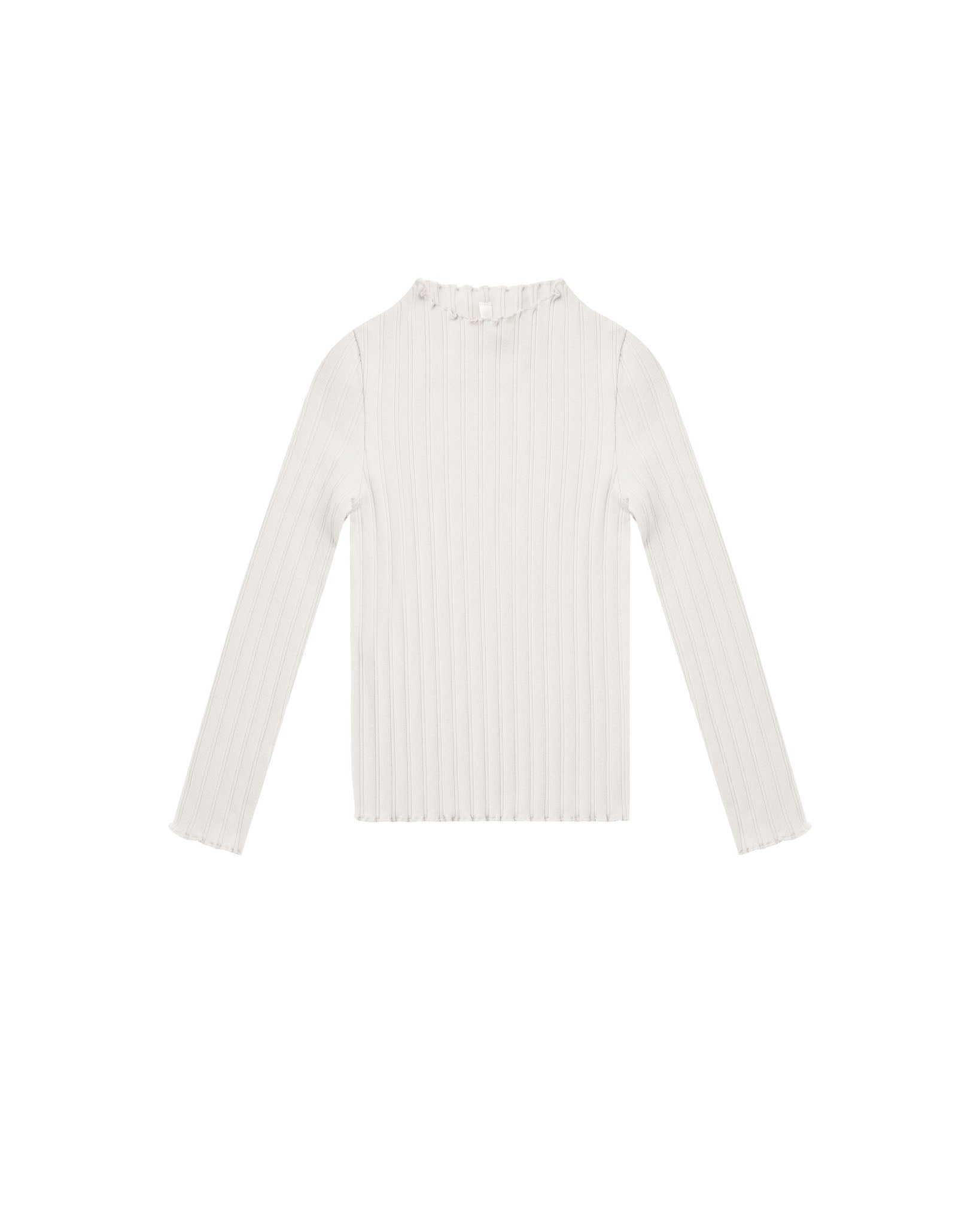 Rylee & Cru | Ribbed Long Sleeve Tee || Ivory