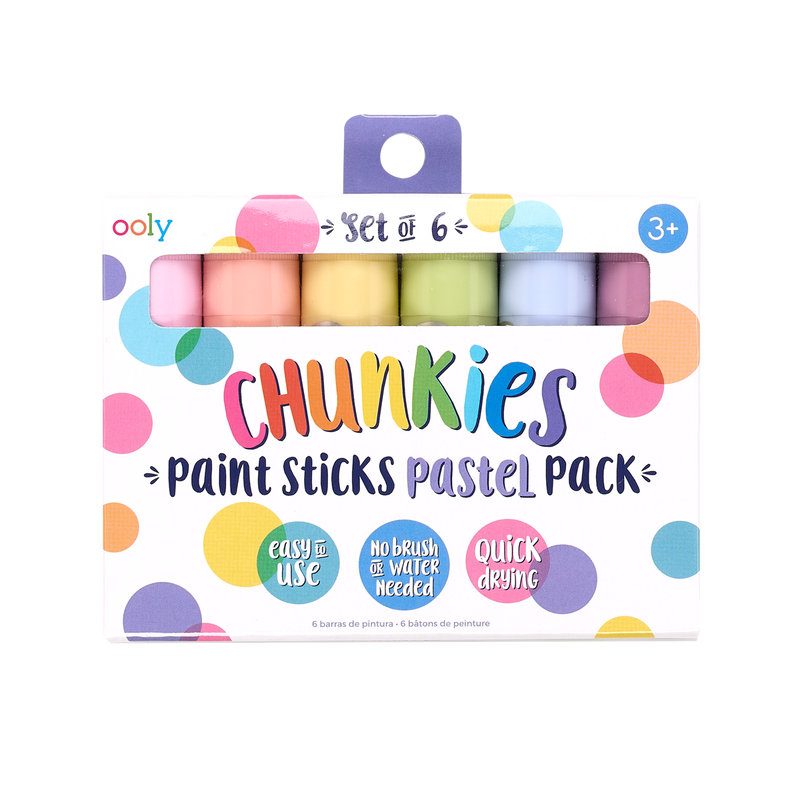 Ooly Jumbo Tuscher - Chunkies Paint Sticks - 6 stk - Multifarvet - OneSize