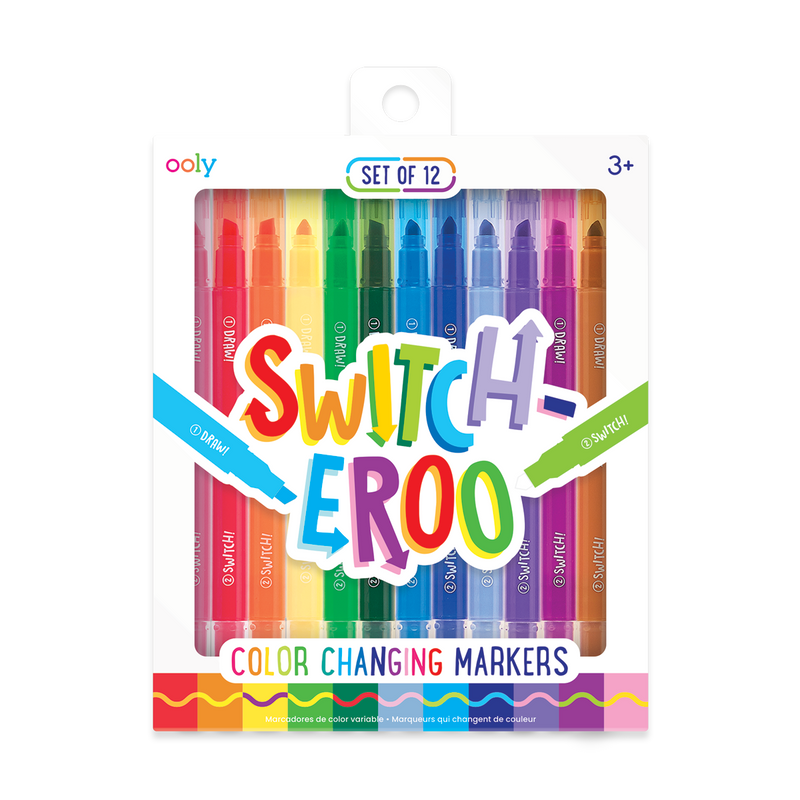 OOLY Switch-eroo Color Changing Markets- Set of 12