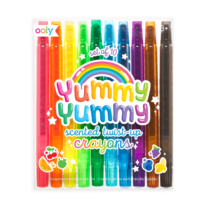 OOLY Yummy Yummy Scented Twist-Up Crayons- Set of 10