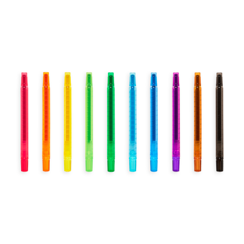 10 Yummy Yummy Scented Twist Up Crayons – Moxie On Second