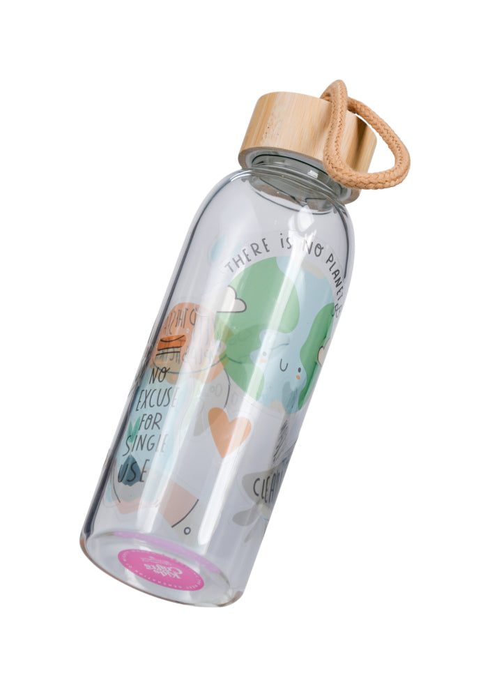 Kids Craft CARE like Greta: Eco-Friendly Glass Water Bottle &amp; Sticker