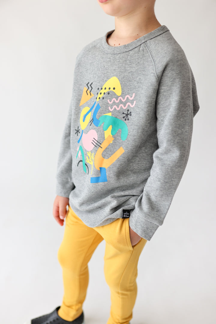 Whistle &amp; Flute Abstract Shapes Sweatshirt