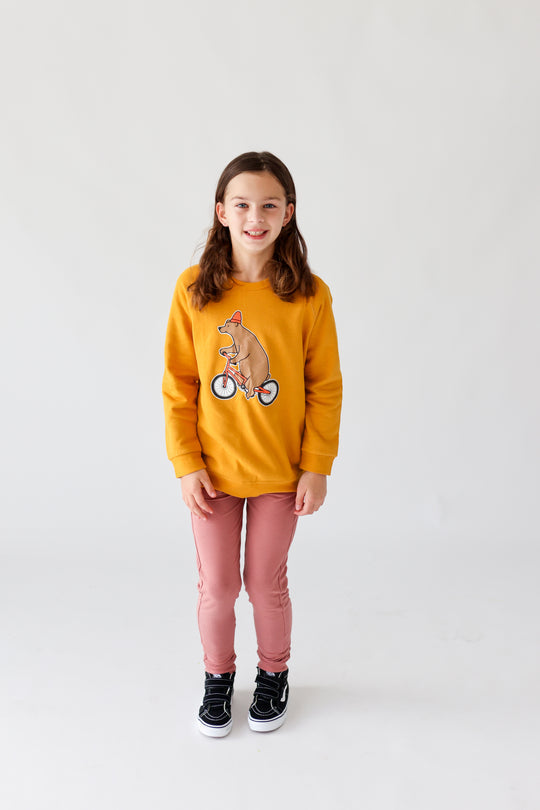 Whistle & Flute Bicycle Bear Sweatshirt 
