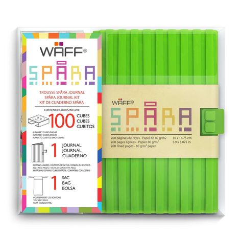 WAFF Medium Spara Journal Combo Kit in Green