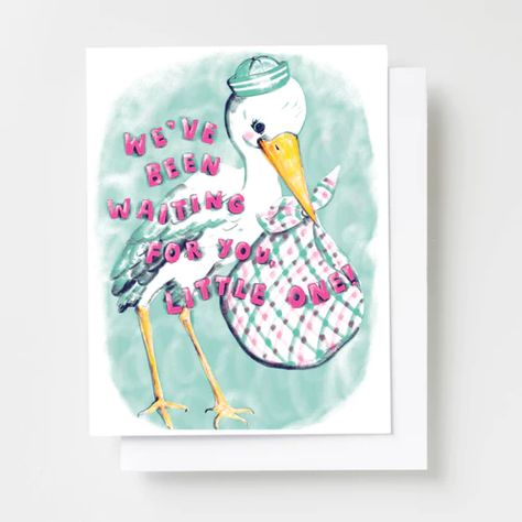 Yellow Owl Workshop - Waiting for you, Little One Card