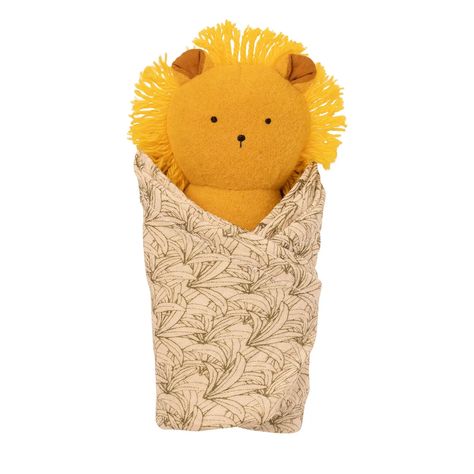 Manhattan Toy | Lion Rattle + Burp Cloth