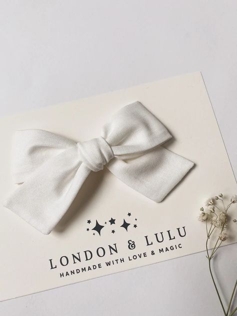 London &amp; Lulu Basic Cotton Bows Knot Nylon Headbands