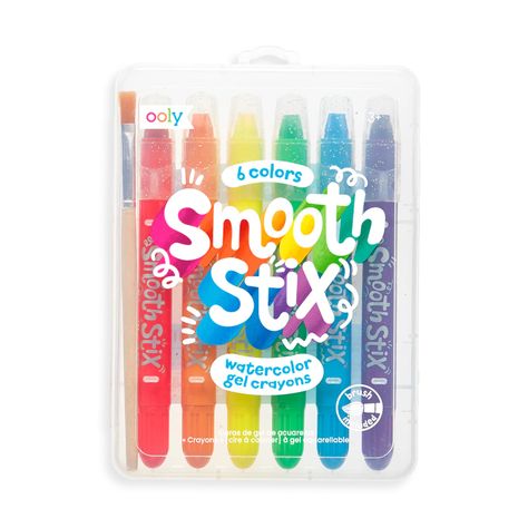 Ooly | Smooth Stix Watercolor Gel Crayons - Set of 6