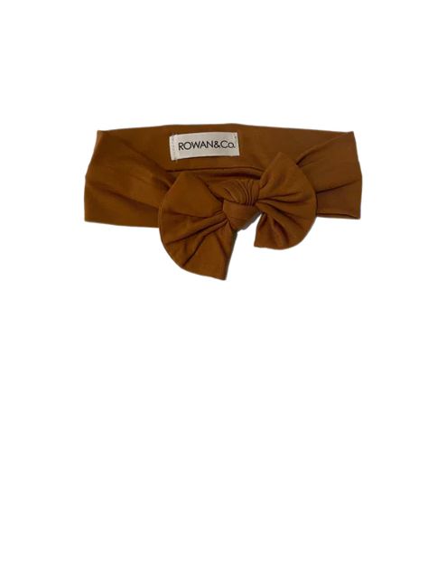 rowan and co baby headwrap in copper color