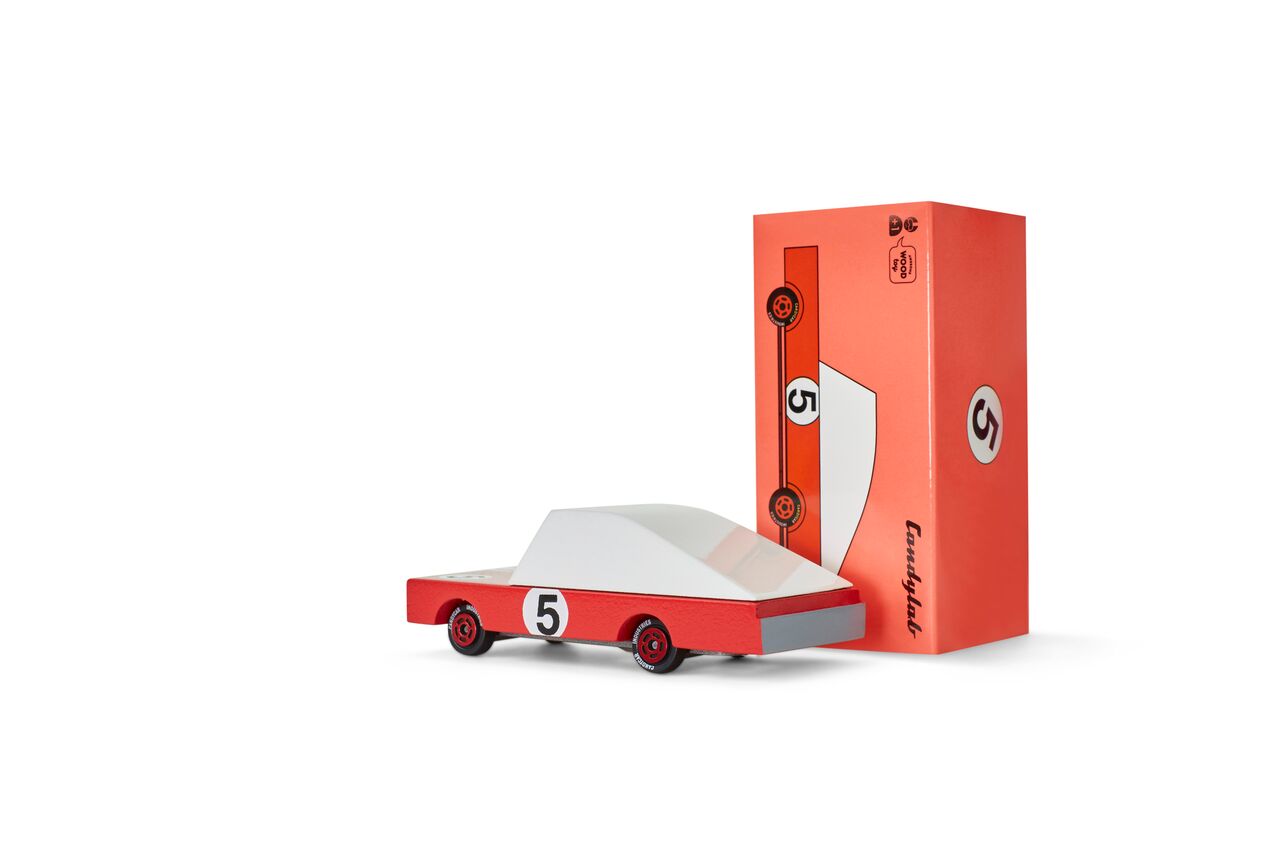 Candylab Toys Mini Red Racer #5 | Sweet Threads